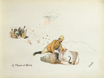 A Choice of Evils, teoksesta The Leaguer of Ladysmith, 1900 tekijältä Captain Clive Dixon